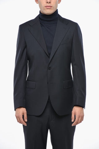 Two-Button Suit with Two Vents and Classic Lapel