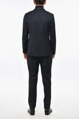 Two-Button Suit with Two Vents and Classic Lapel