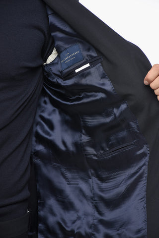 Two-Button Suit with Two Vents and Classic Lapel