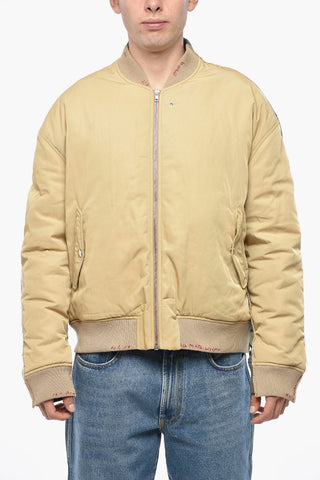 Two-Tone Water Repellent Bomber Jacket