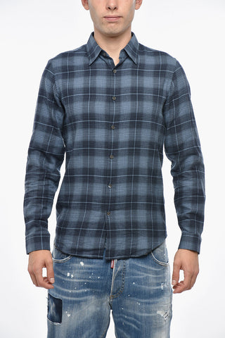 Cotton Flannel Checked Shirt IRVING