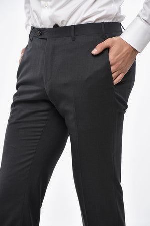 순모 바지 ACADEMY 숨김 여밈