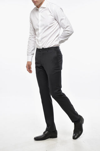순모 바지 ACADEMY 숨김 여밈