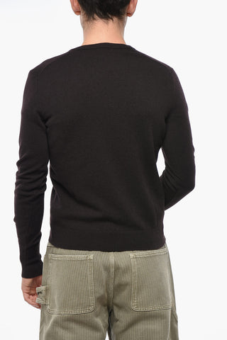 V-Ausschnitt-Pullover aus Kaschmir