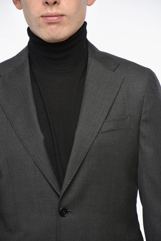 HOLLAND&SHERRY Side Vents Notch Lapel 2-Button Suit