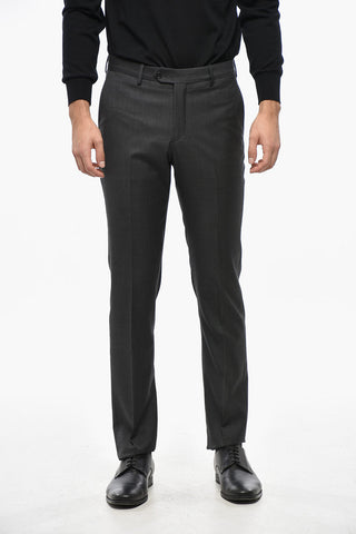 HOLLAND&SHERRY Side Vents Notch Lapel 2-Button Suit