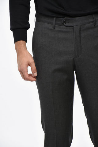 HOLLAND&SHERRY Side Vents Notch Lapel 2-Button Suit