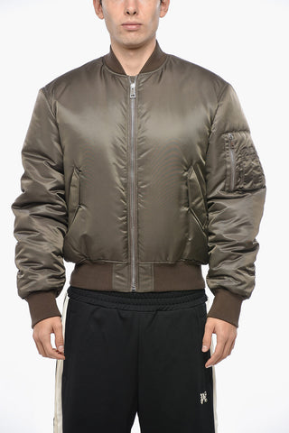 Gepolsterter Bomber mit gesticktem Logo