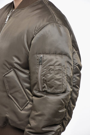 Gepolsterter Bomber mit gesticktem Logo