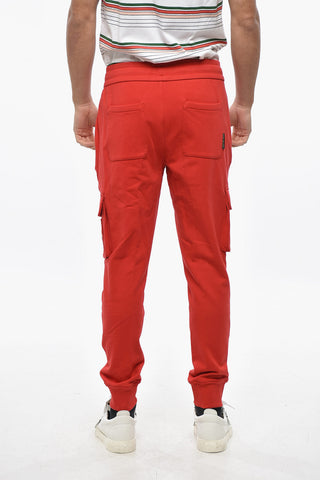 Brushed Cotton CLEMONT Cargo Joggers with Golden Logo