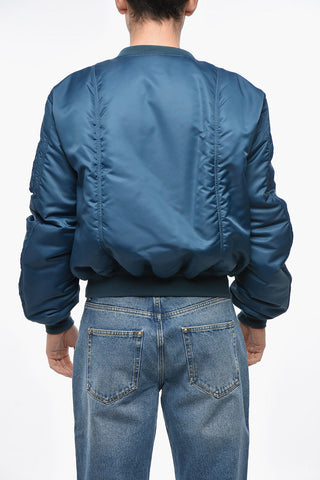 Full-Zip TWILL Padded Bomber Jacket
