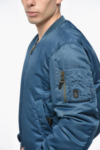 Full-Zip TWILL Padded Bomber Jacket