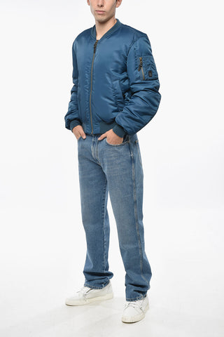 Full-Zip TWILL Padded Bomber Jacket