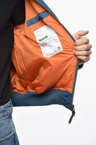 Full-Zip TWILL Padded Bomber Jacket