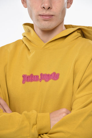 Brushed-Cotton Hoodie with Embroidered Logo