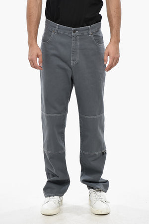 Regular-Fit Jeans with Printed Logo 21cm