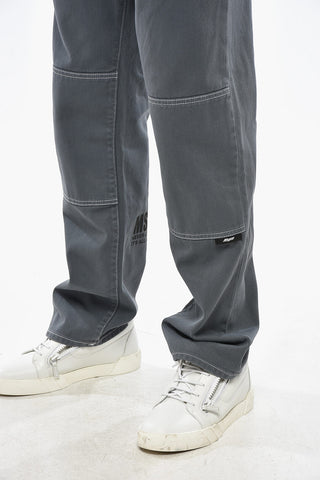 Regular-Fit Jeans with Printed Logo 21cm