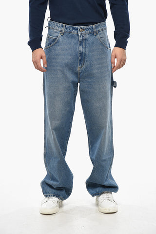 Jeans Oversize a Gamba Dritta 25cm