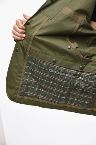 MAN Giacca in Cotone e Lino con Revers Classico