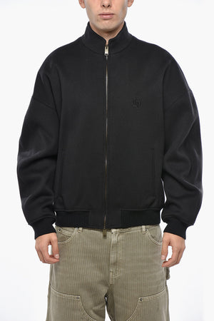 Wool-Blend Bomber LODEN with Embroidered Monogram