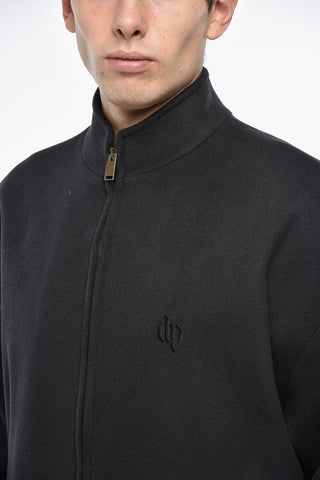 Wool-Blend Bomber LODEN with Embroidered Monogram