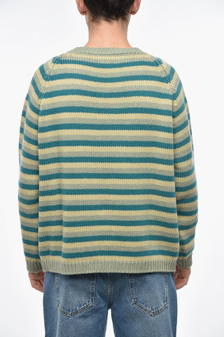 Maglia Girocollo MOSSY GLEN in Lana a Righe
