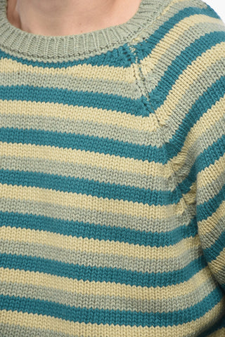Maglia Girocollo MOSSY GLEN in Lana a Righe
