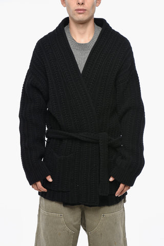 Cardigan aus Merinowolle mit 2 Taschen