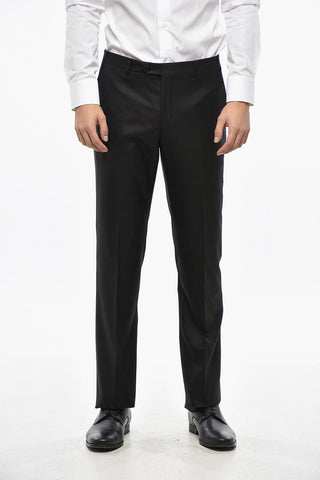 Pantaloni LEADER in Lana Vergine con Passanti