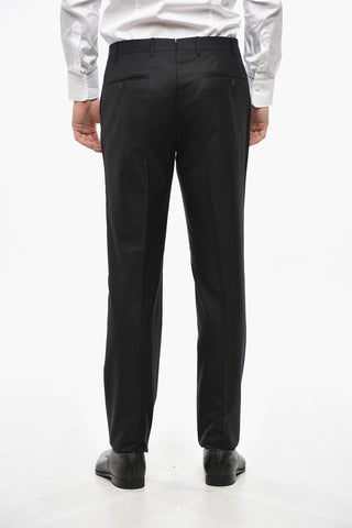 Pantaloni LEADER in Lana Vergine con Passanti
