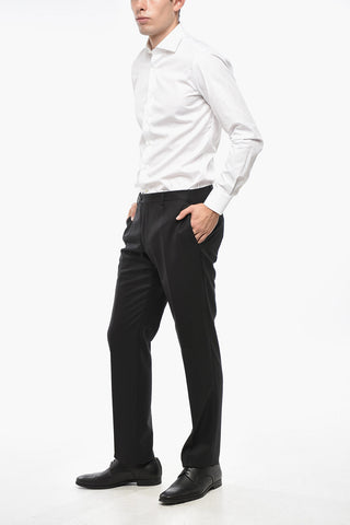 Pantaloni LEADER in Lana Vergine con Passanti