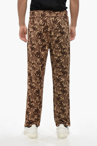 Jogginghose Aus Technischem Gewebe Mit Palm-Camouflage-Muster