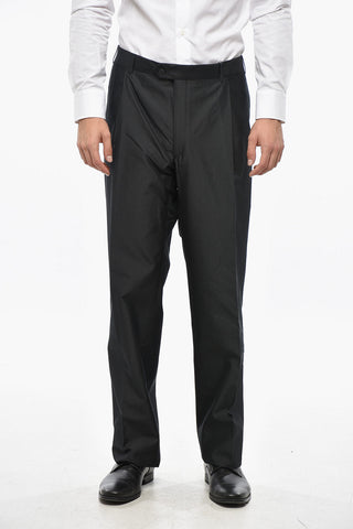Cotton-Silk Blend Trousers MANTUA