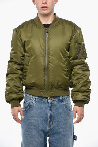 Padded Bomber TWILL with Front Zip