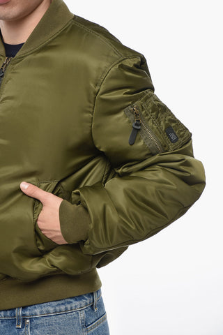 Padded Bomber TWILL with Front Zip