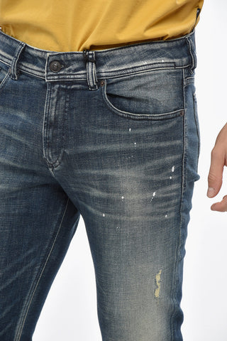 Jeans Skinny Fit SLEENKER mit Distressed-Detail 15 cm