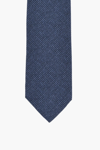 Silk Tie with Micro Jacquard Pattern
