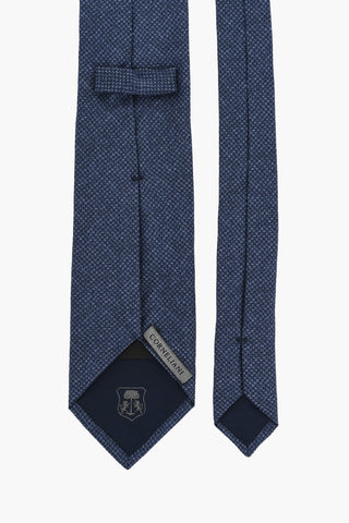 Silk Tie with Micro Jacquard Pattern