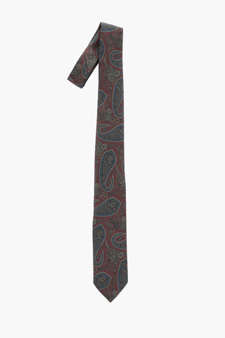 Cravatta in Seta a Fantasia Paisley