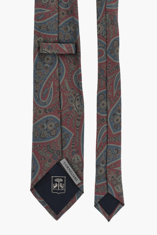 Cravatta in Seta a Fantasia Paisley