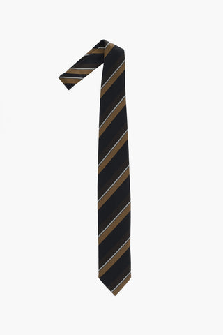 Regimental Striped Silk Tie