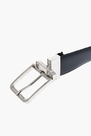 Reversible Textured Leather Belt 35mm