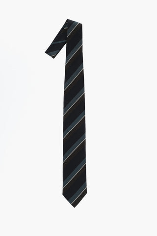 Striped Silk Tie