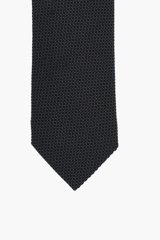 Silk Tie with Micro Patterns