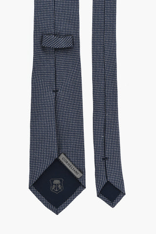 Silk Tie with Micro Patterns