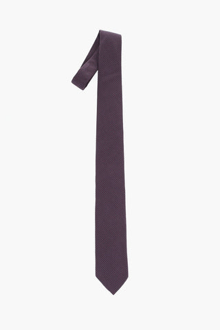 CC COLLECTION Geometrical Patterned Silk Tie