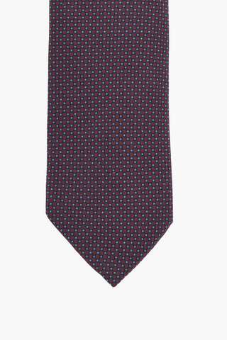 CC COLLECTION Geometrical Patterned Silk Tie