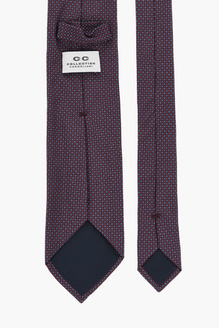 CC COLLECTION Geometrical Patterned Silk Tie