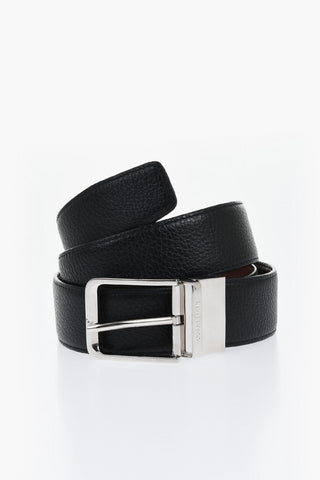 Cintura in Pelle Martellata Reversibile 30mm