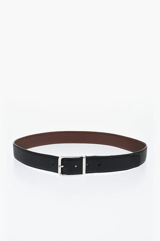 Cintura in Pelle Martellata Reversibile 30mm